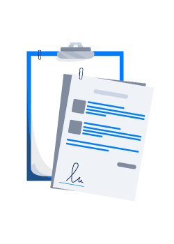 lista de documentos para exportar e importar list