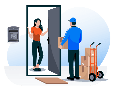 posting parcels from home.